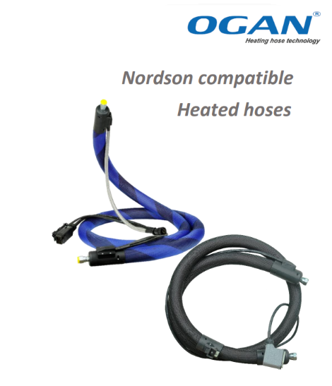 Nordson® TC Series Compatible Ø8mm Heated Hose PT100